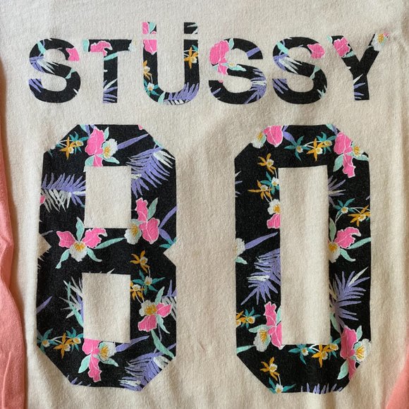Stussy Women's Baseball Tee - size M - Picture 2 of 3